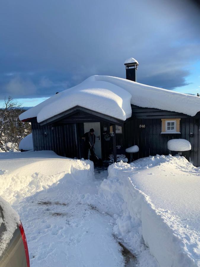 Cabin In The Mountain, Outstanding View & Solar Energy Slidre Exterior photo