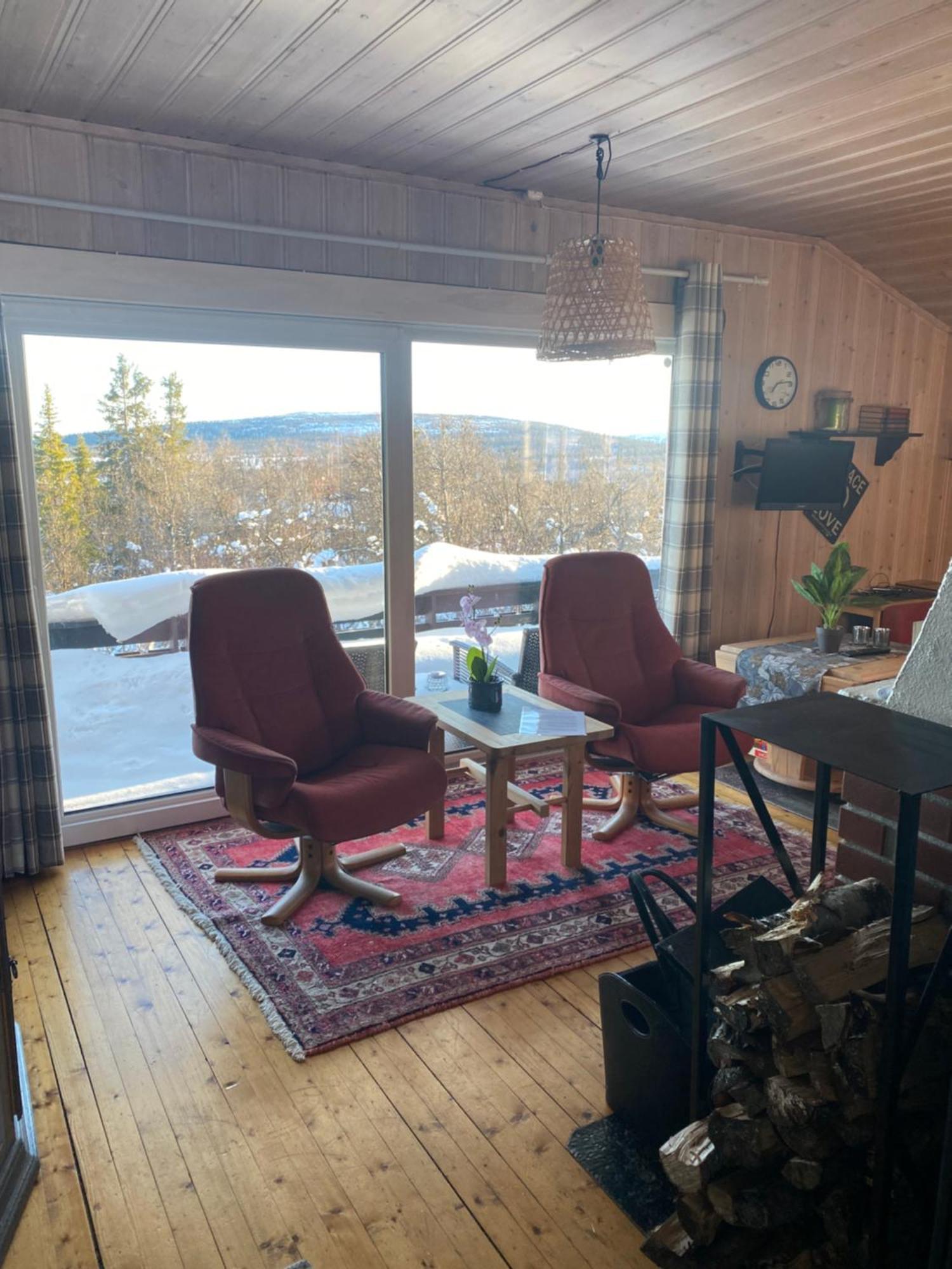 Cabin In The Mountain, Outstanding View & Solar Energy Slidre Exterior photo