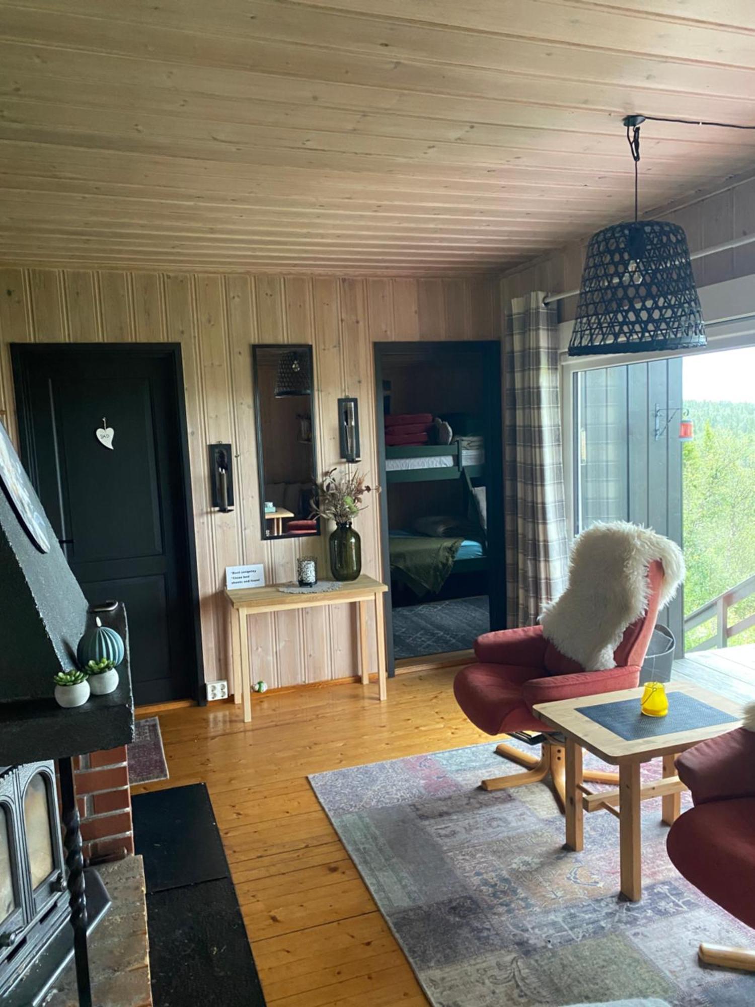 Cabin In The Mountain, Outstanding View & Solar Energy Slidre Exterior photo